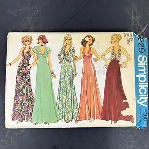 Vestido y chaqueta sin forrar Simplicity 7229 Misses c. 1975 sin cortar talla 10 - Imagen 1 de 3