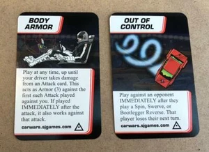 Cars Wars Promos BODY ARMOR / OUT OF CONTROL Steve Jackson Games - Bild 1 von 1