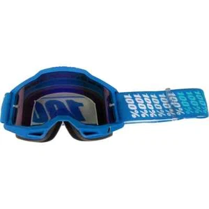 100% Accuri Gen 2 Goggles Mirror Blue * Brand New In Box Comes With Clear Lens * - Picture 1 of 1