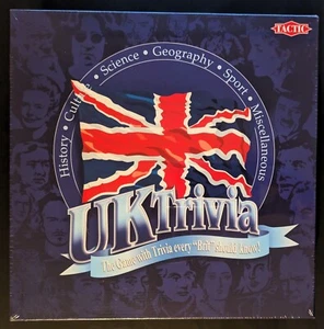 UK Trivia Tactic Games Rare Discontinued New Original Seal - Picture 1 of 2