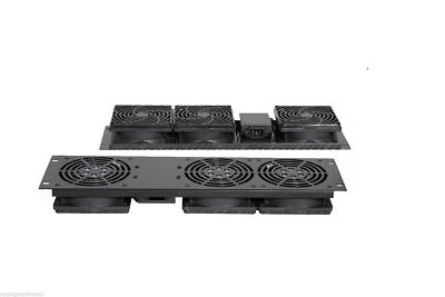 Raising Electronic RACK MOUNT 3-FAN COOLING UNIT 3U For Server Cabinet - Image 1 of 4