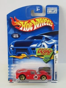 Hot Wheels Ferrari P4 - Red No.24 - 2002 First Editions 13/42 - Mint/Boxed - Picture 1 of 2