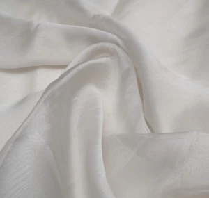 Gainboro Tissue Organza Fabric Cloth Material for dresses , Craft,Art 1 YARD - Picture 1 of 3