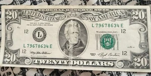 1993 twenty dollar bank note - Picture 1 of 2