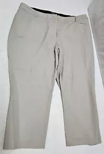 Apt 9 Curvy Fit Capri Womans Size 16 W (40x23) Tan Beige Short Cropped Pants - Picture 1 of 6