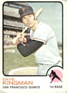 1973 Topps #23 Dave Kingman EX