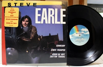 Rare Country EP & Inserts - Steve Earle - Someday - MCA # MCA-23693 Promo - Image 1 of 2
