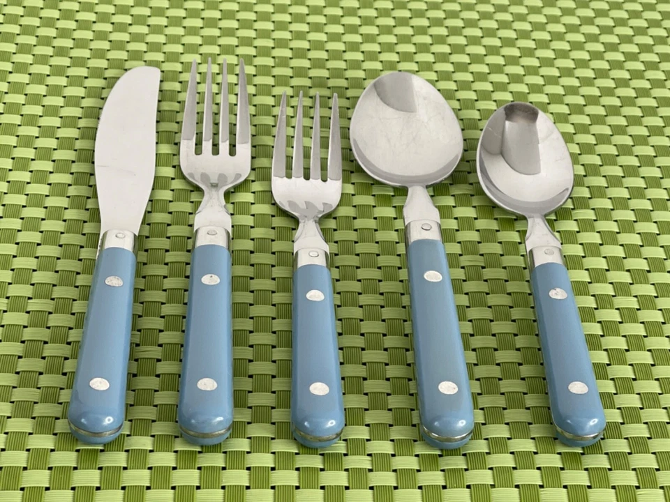 Talheres Washington Forge MARDI GRAS WILLIAMSBURG AZUL escolha de aço inoxidável B117WU - Imagem 1 de 1