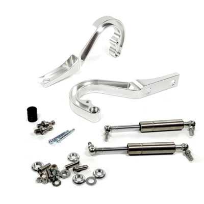 Billet Trunk Hinges Polished Aluminum Hood Hinges For Chevrolet Camaro1967-1969  - Image 1 of 4