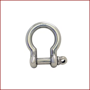 1-1/8" Type 316 Stainless Steel Screw Pin Anchor Shackle, (28mm) WLL 12,000 Lbs - Picture 1 of 2