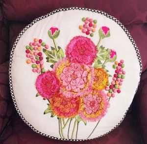Mackenzie Childs Merrifield Pillow 17" - Picture 1 of 14