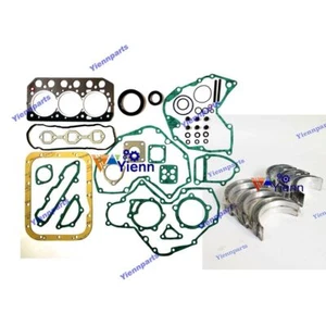 S3L Metal Kit Main Rod Bearing+Full Gasket Set For Mitsubishi 303CR Excavator - Picture 1 of 3