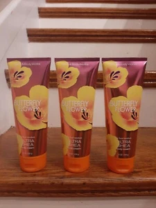 BATH AND BODY WORKS BBW RARE DISCONTINUED BUTTERFLY FLOWER SHEA BODY CREAM 3 NEU - Bild 1 von 4