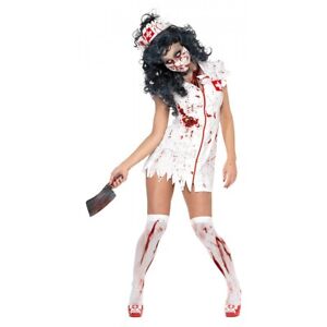 Costume d'infirmière zombie robe de fantaisie Halloween
