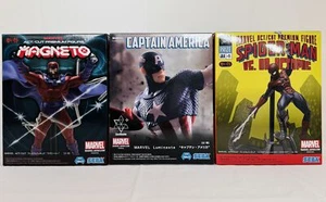 Magneto Spider-Man Captain America Action Figure SEGA Marvel Japan Premium - Picture 1 of 24