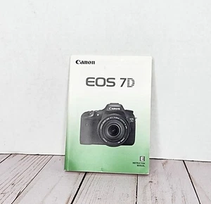 Canon EOS 7D Camera Instruction Manual Only - Picture 1 of 6