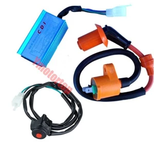 Racing Ignition Coil CDI Kill Switch for Lifan ATV Buggy GY6 90cc 110cc 125cc - Bild 1 von 11