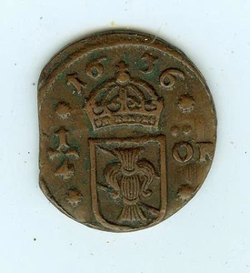 1636 Sweden 1/4 Ore  - Picture 1 of 2