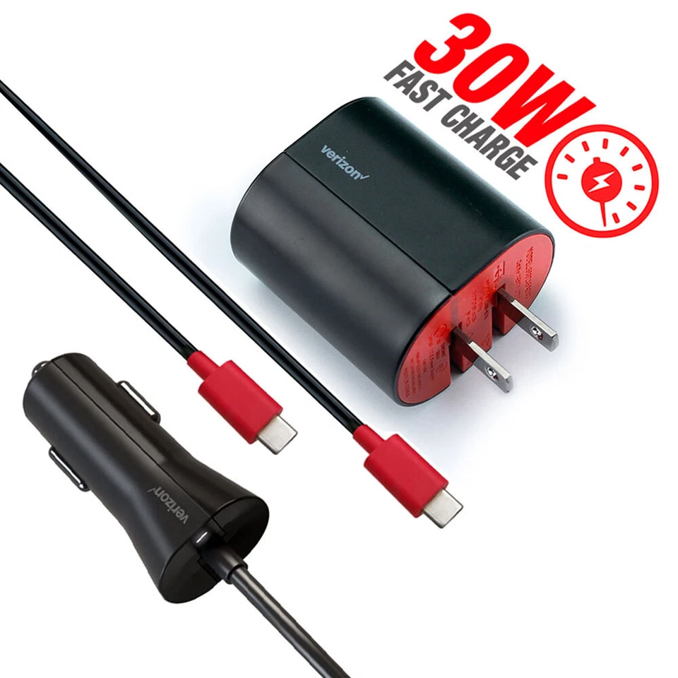 Cargador USB-C y/o cable USB-C Verizon OEM para Samsung Galaxy S23/S22/S21/S20 Foto 1 de 1