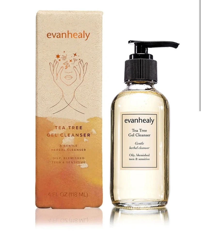 Evanhealy Tea Tree Gel Cleanser Gentle Herbal Oily Teen And Sensitiv4FL Oz 120ML - Image 1 of 1