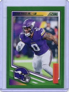 2025 Score - Ivan Pace Jr. #287 Minnesota Vikings - Picture 1 of 2