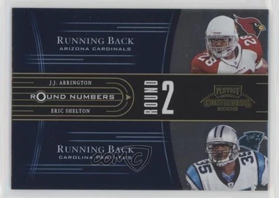 2005 Playoff Contenders Round Numbers Blue JJ Arrington Reggie Brown Rookie RC - Image 1 of 2