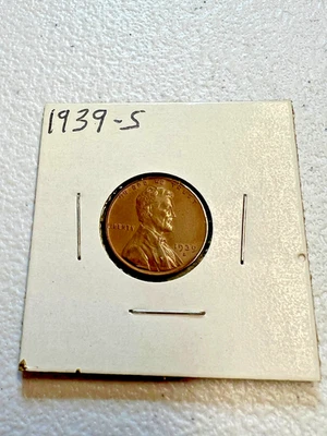Centavo Lincoln Wheat 1939 S, ¡envío gratuito! Foto 1 de 4