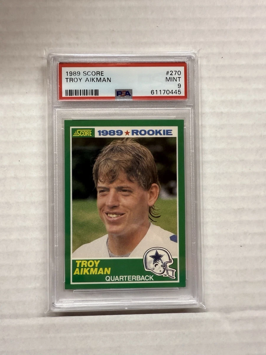 お値下げ可　PSA鑑定　1989年　TROY AIKMAN ルーキーカード お値下げ可PSA鑑定1989年TROY AIKMAN ルーキーカード