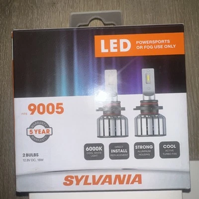 Sylvania 9005 LED Powersports Or Fog Use Only. - Image 1 of 4