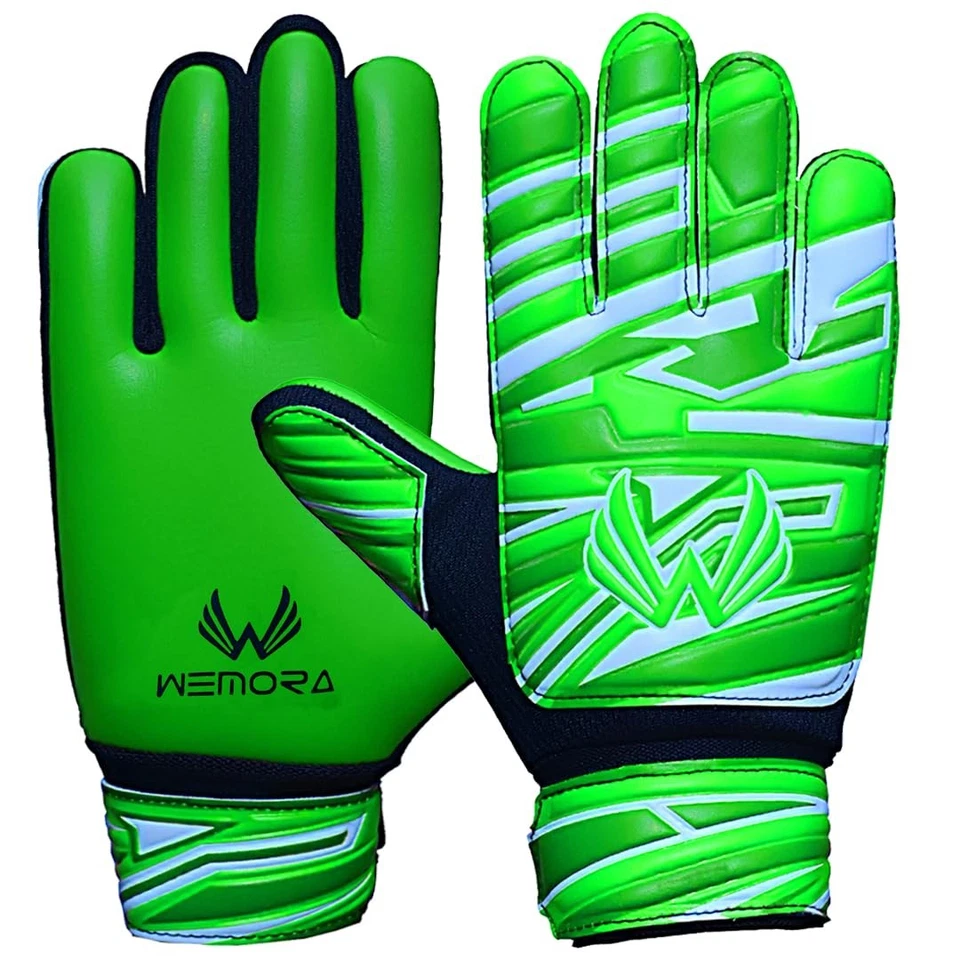 Soccer Goalie Gloves for Kids Youth Junior Boys 4mm Anti Slip Strong Grips Pa...