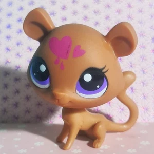 Littlest Pet Shop LPS G4 #3512 Panther - Brown with Purple Eyes - Paint Splashin - Picture 1 of 7
