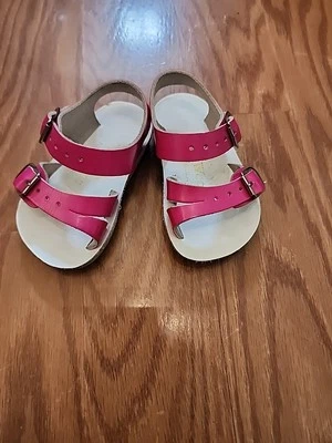 Salt Water Sandals Girls Sea Wees Hoy Shoes Hot Pink 3 EUC - Image 1 of 4