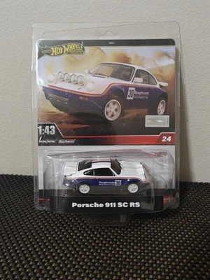 2025 Hot Wheels 1:43 Premium #24 PORSCHE 911 SC RS White Real Riders metal/metal - Image 1 of 3