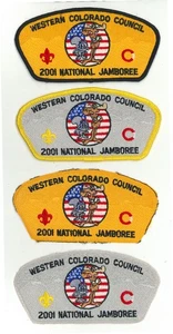 USA BOY SCOUTS OF AMERICA - 2001 National Jamboree WESTERN COLORADO COUNCIL JSP - Picture 1 of 2