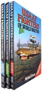 USAAF FIGHTERS OF WORLD WAR II ~ HC Volume 1, 2 + 3 ~ 478 heavily illustrated p. - Picture 1 of 15