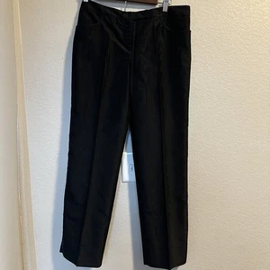 Alexander McQueen Women's Designer Black Dress Pants SZ 44 33 US Goth Steampunk - Picture 1 of 16