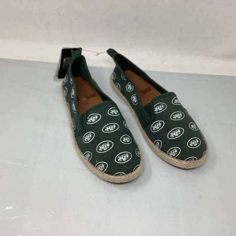 NFL Women's New York Jets Espadrille Canvas Shoe L Cover