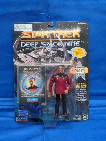 Star Trek Deep Space Nine BENJAMIN SISKO Figure Playmates SPACE CAPS 6220 Cover