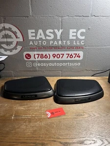 01 02 03 04 05 LEXUS IS300 REAR DECK SPEAKER COVER GRILL TRIM SET PAIR BOTH OEM - Picture 1 of 5