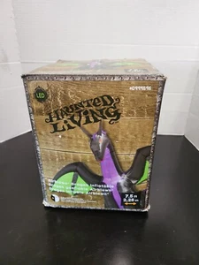 Gemmy Halloween 7.5 ft Lighted Purple Dragon Airblown Inflatable New Open Box  - Picture 1 of 5