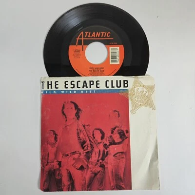 The Escape Club "Wild Wild West" 45 Tested VG+ "We Can Run" Picture Sleeve - Image 1 of 4