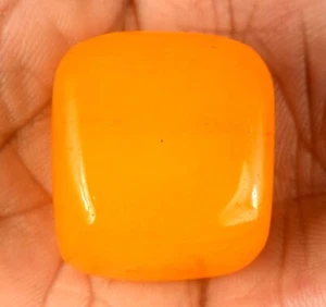 120.55 Ct Natural Yellow Sapphire Fancy Cabochon Tumble Gemstone Free Shipping - Foto 1 di 9