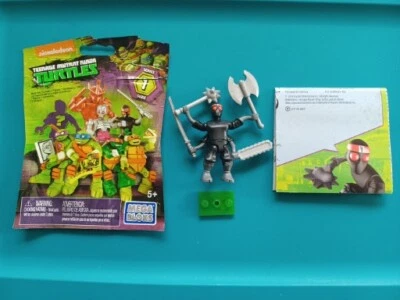 Teenage Mutant Ninja Turtles TMNT Mega Bloks Series 1 ROBOTIC FOOT SOLDIER VHTF! - Image 1 of 3