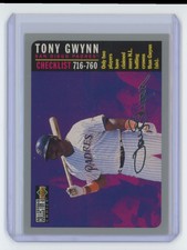 1996 Collector's Choice Tony Gwynn San Diego Padres #760