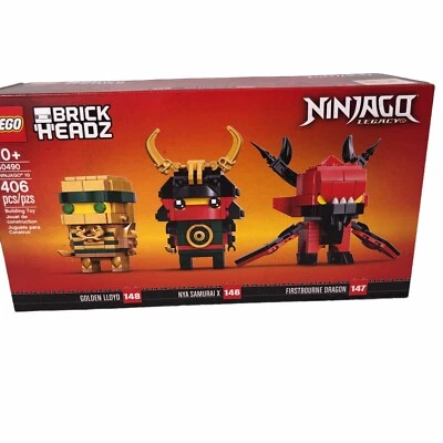 Lego Set #40490 Ninjago 10 Aniversario Brickheadz Golden Lloyd Nuevo Foto 1 de 4