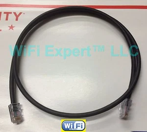 1-50' BLACK Patch PoE CAT5e Jumper Cable MADE IN USA - Picture 1 of 2