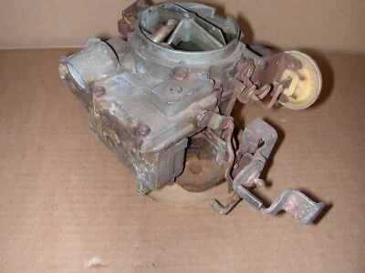 ROCHESTER 2GV 2-JET CARBURETOR - 1973 BUICK 350 V-8 - #7043142 - CORE OR PARTS - Image 1 of 4