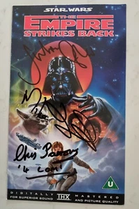 STAR WARS THE EMPIRE STRIKES BACK SIGNED GLOVER EDMONDS PARSONS LAI COA COVER - Picture 1 of 2