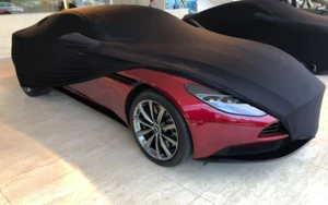 Aston Martin V8 Vantage Super Suave/Elastizado Interior Coche Cubierta/Bolsillos Espejos - Imagen 1 de 2