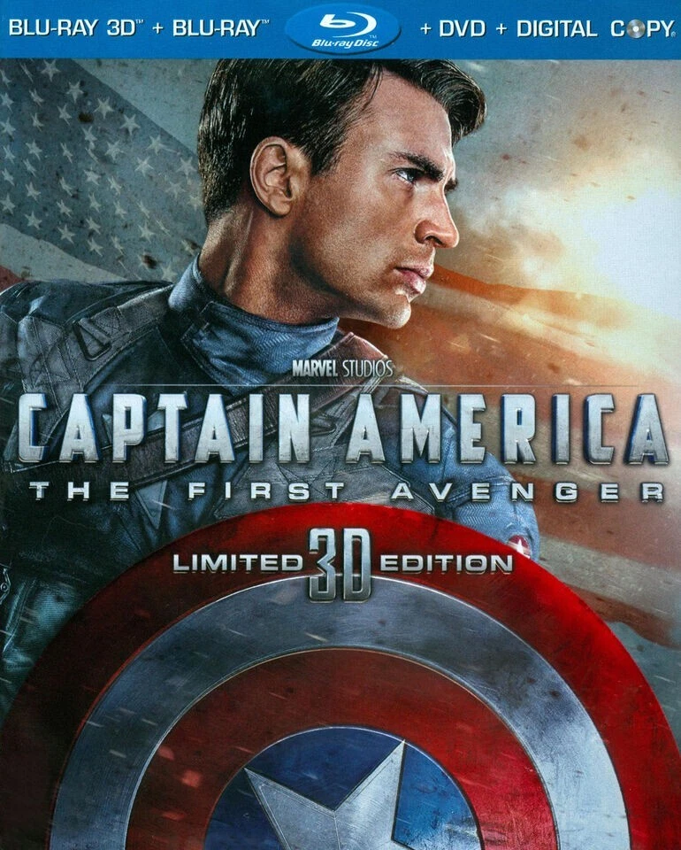 CAPTAIN AMERICA – IL PRIMO VENDICATORE – LIMITED EDITION 3D – BLU-RAY + 3D + DVD - Immagine 1 di 1